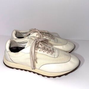 The Row Owen Leather & Mesh Sneakers